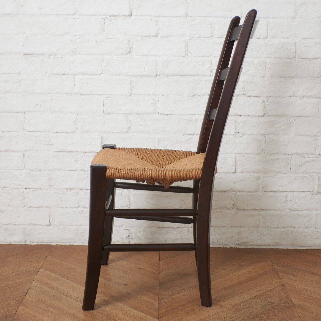 松本民芸家具 SE型 ラッシチェア 藺草 ミズメザクラ 無垢材 ダイニング