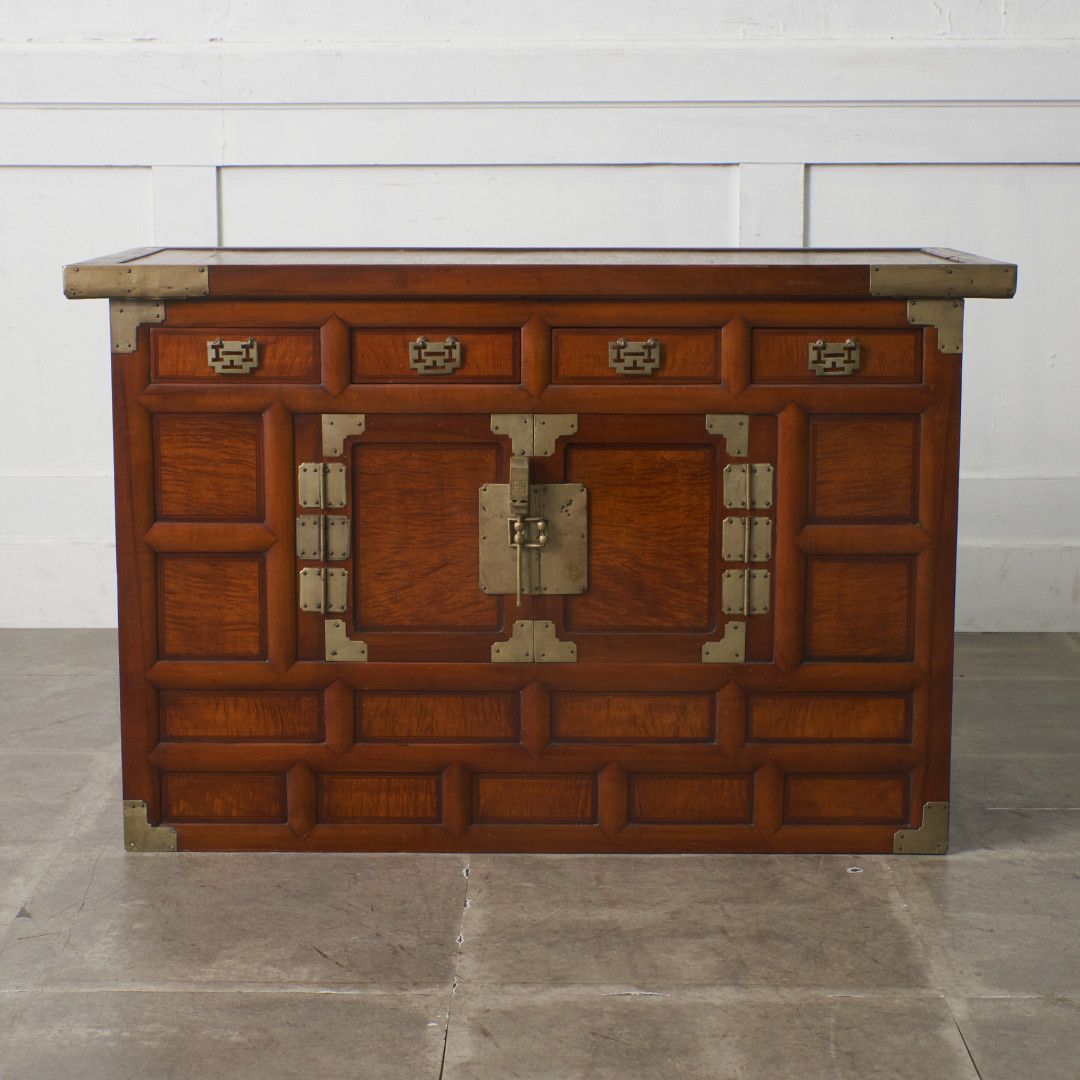 李朝家具 飾り棚 キャビネット 李朝棚 時代箪笥 天然木 収納 箪笥