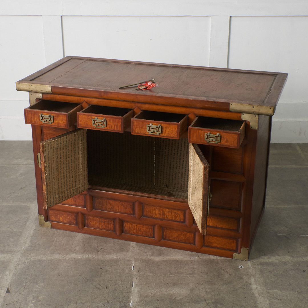 李朝家具 飾り棚 キャビネット 李朝棚 時代箪笥 天然木 収納 箪笥