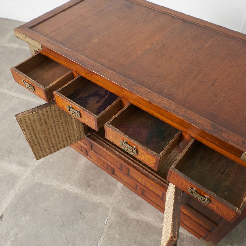 ボス86148★李朝家具 飾り棚 キャビネット 李朝棚 時代箪笥 箪笥 李朝家具 飾り棚 キャビネット 李朝棚 時代箪笥 天然木 収納 箪笥