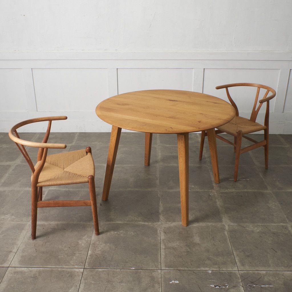 CRASH GATE デッケ ダイニングテーブル ラウンドテーブル W103 オーク