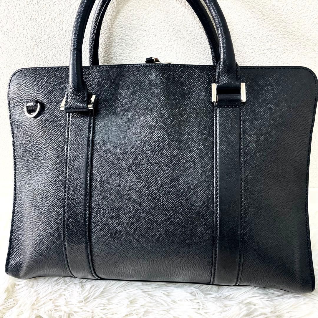BVLGARI ブルガリ マン ブリーフケース A4収納 ビジネスバッグ 黒
