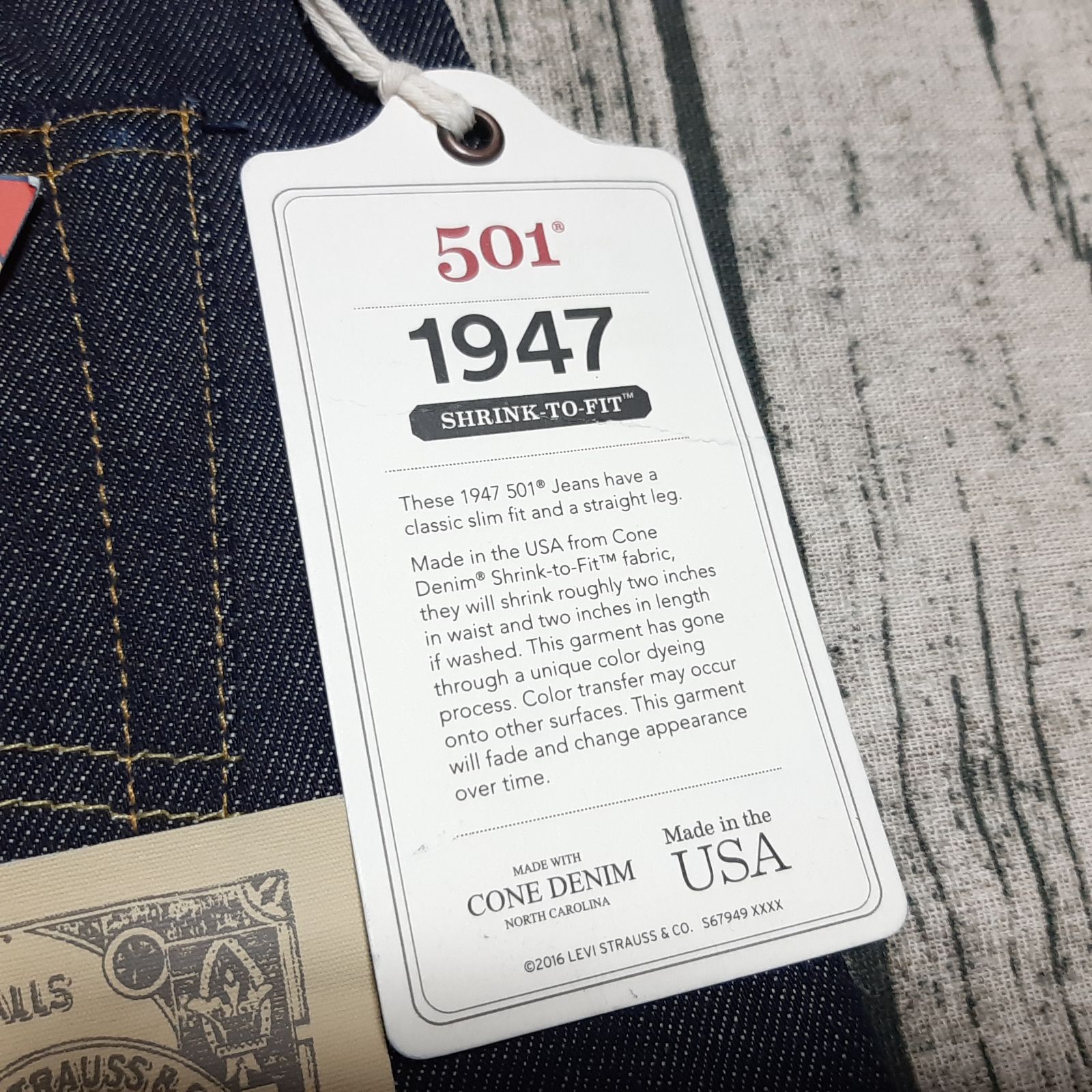 W36】デッドストック USA製 LEVI