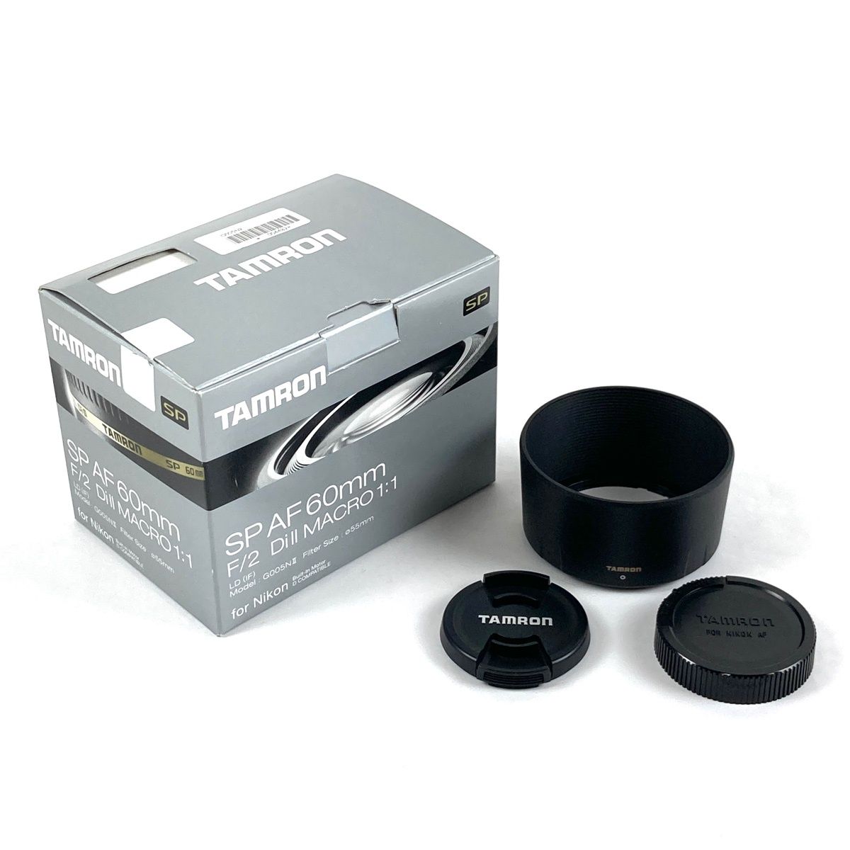タムロン TAMRON SP 60mm F2 Di II MACRO 1:1 G005E (ニコンF用) 一眼