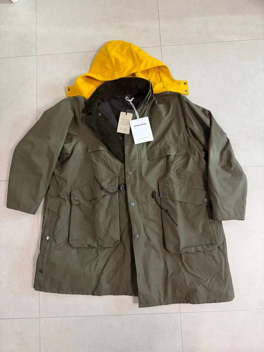 M*z様 新品★キャプテンサンシャイン×バブアー★フィールドコート★インディゴ3 新品☆キャプテンサンシャイン×バブアー☆フィールドコート