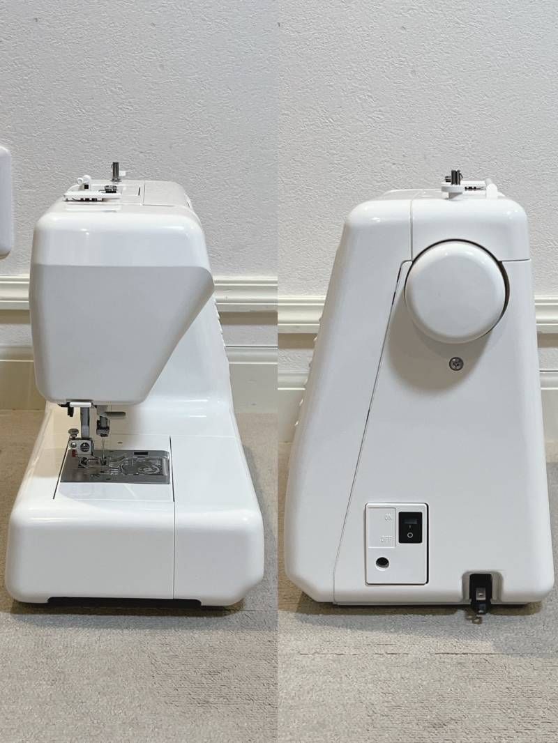 JANOME □同梱NG□ 1円 ジャノメ S7702 840型 家庭用ミシン ホワイト