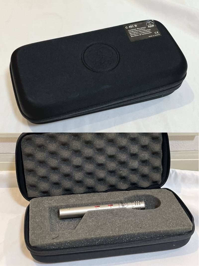② AKG C451B コンデンサーマイクロフォン マイク ケース付き - メルカリ