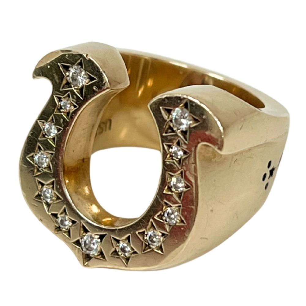 TENDERLOIN テンダーロイン 8K ゴールド ダイヤ ホースシューリング