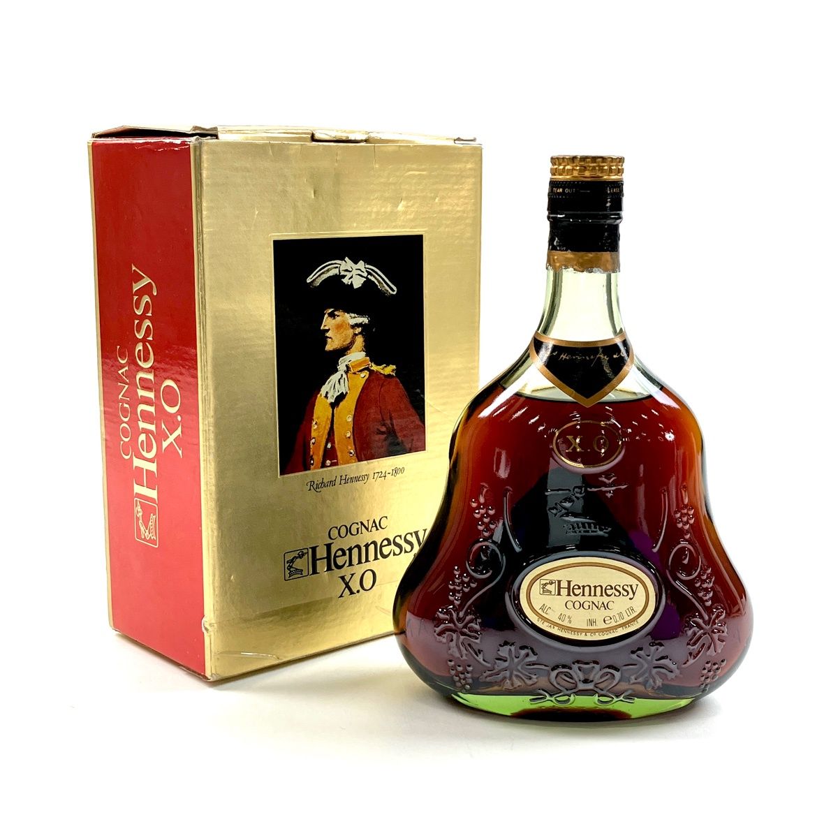 HENNESSY XO 金キャップ・グリーンボトル 未開栓Hennessy X.O Hennessy