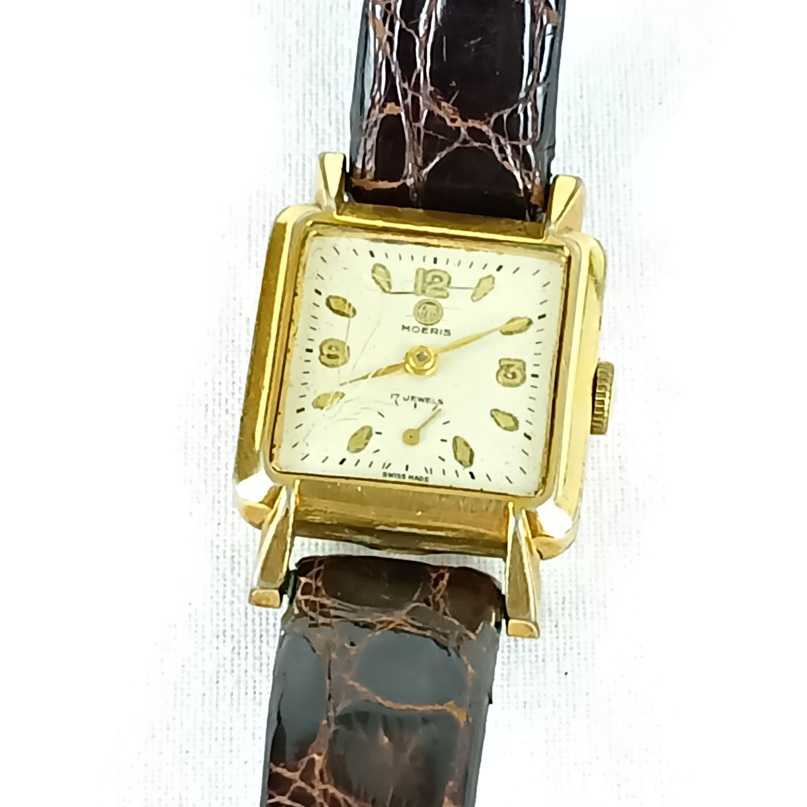Moeris 17JEWELSモーリスゴールド アナログ腕時計 婦人用 MOERIS モーリス 手巻き 腕時計 レディース ジャンク - メルカリ