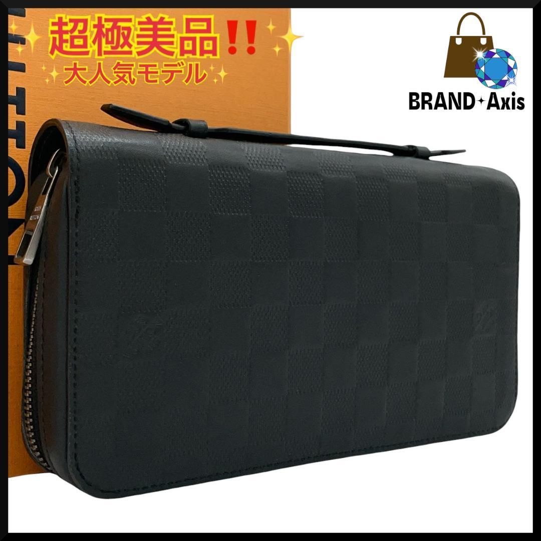 超極美品】ルイヴィトン Louis Vuitton 長財布 ジッピーXL ダミエ