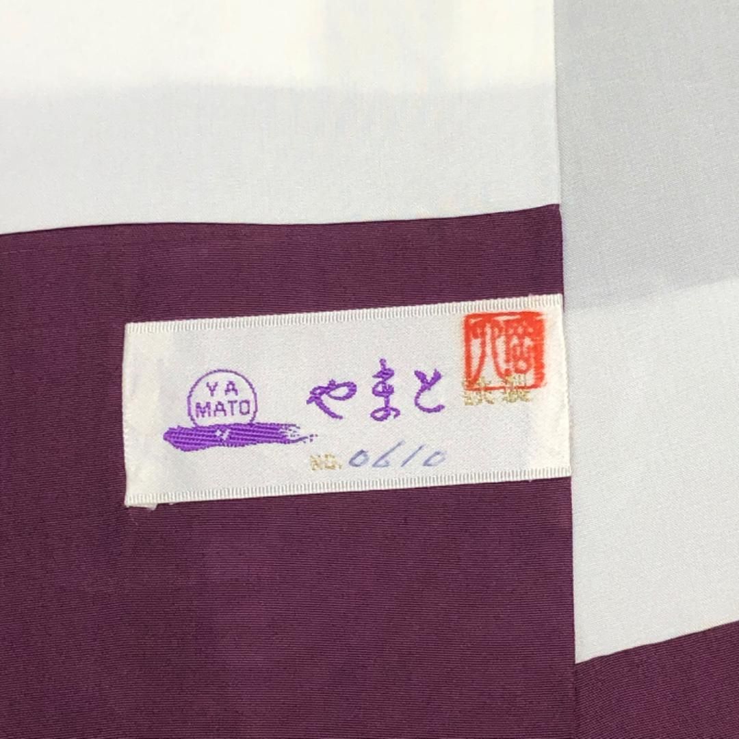 本場大島紬 純泥染 割込 扇子に花模様 しつけ糸 トールサイズ K-5714