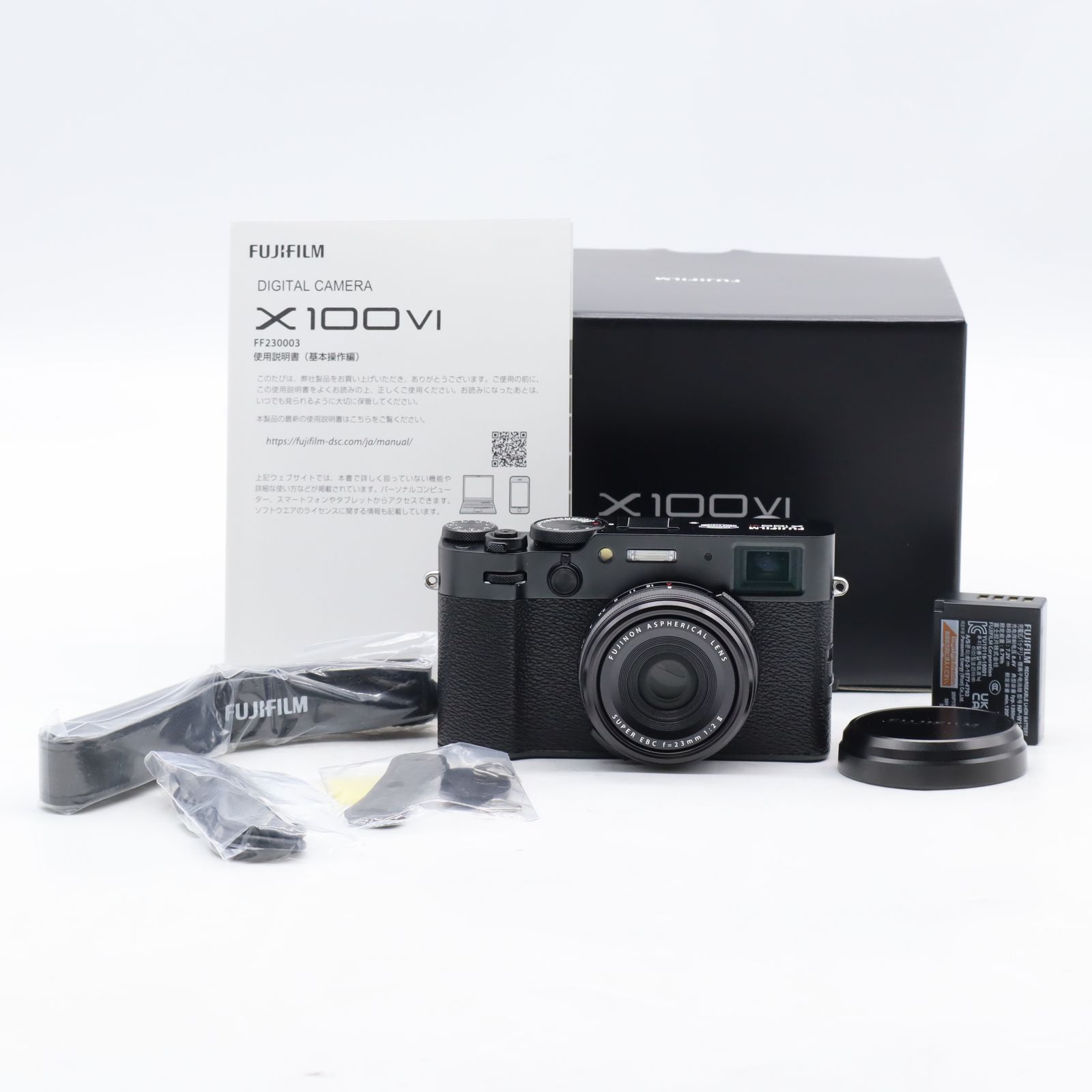 ☆極上品☆FUJIFILM X100VI ブラック ショット数 591回 2言語モデル