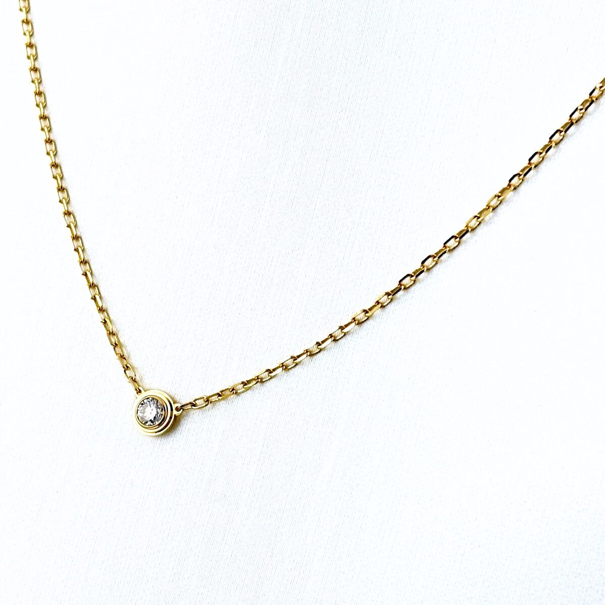 カルティエ CARTIER ダムール ネックレス YG イエローゴールド