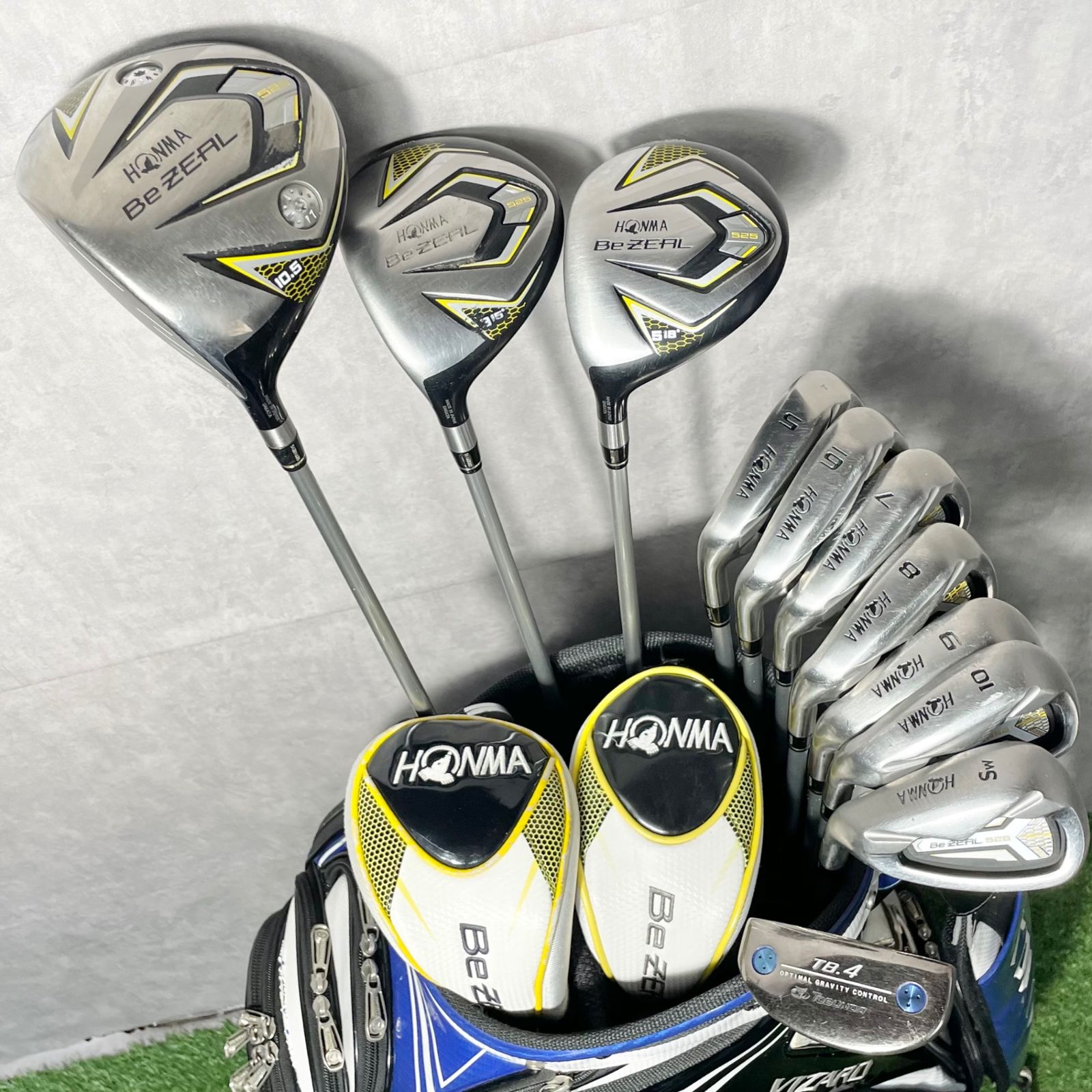 【貴重レフティ】ホンマ ビジール 525 ゴルフクラブセット 12本 R 左利き 貴重なレフティ】HONMA BeZEAL525 ホンマ ビジール525 ゴルフクラブ