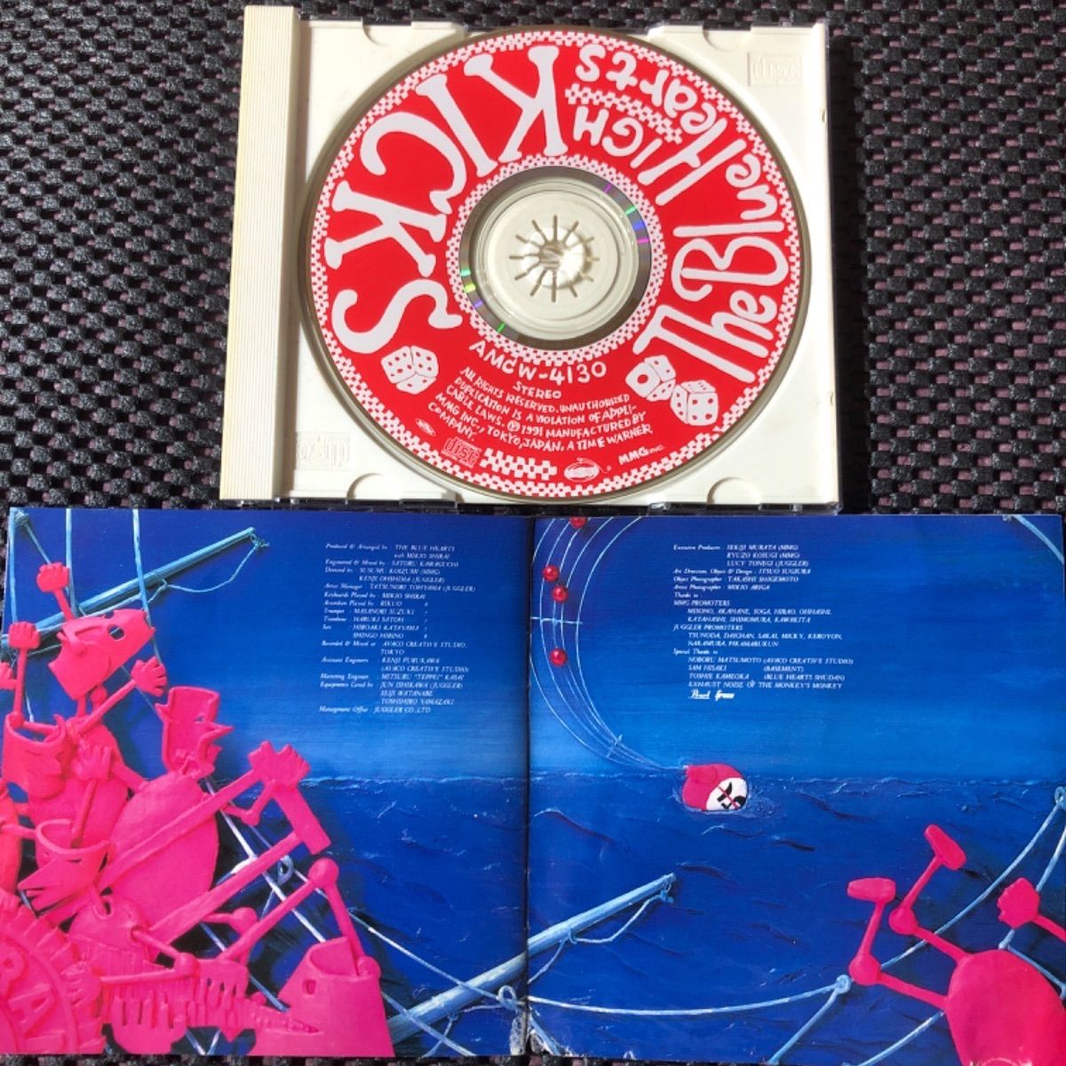 THE BLUE HEARTS アルバム『HIGH KICKS』 - メルカリ