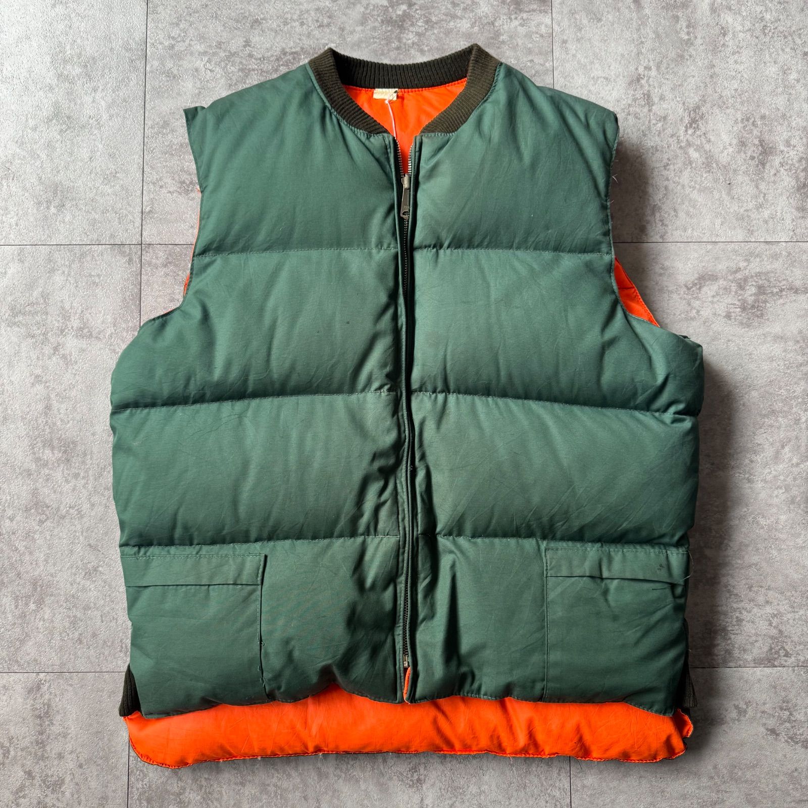 1980's 2way Revarsible Down Vest / 〜80年代 リバーシブル ダウン