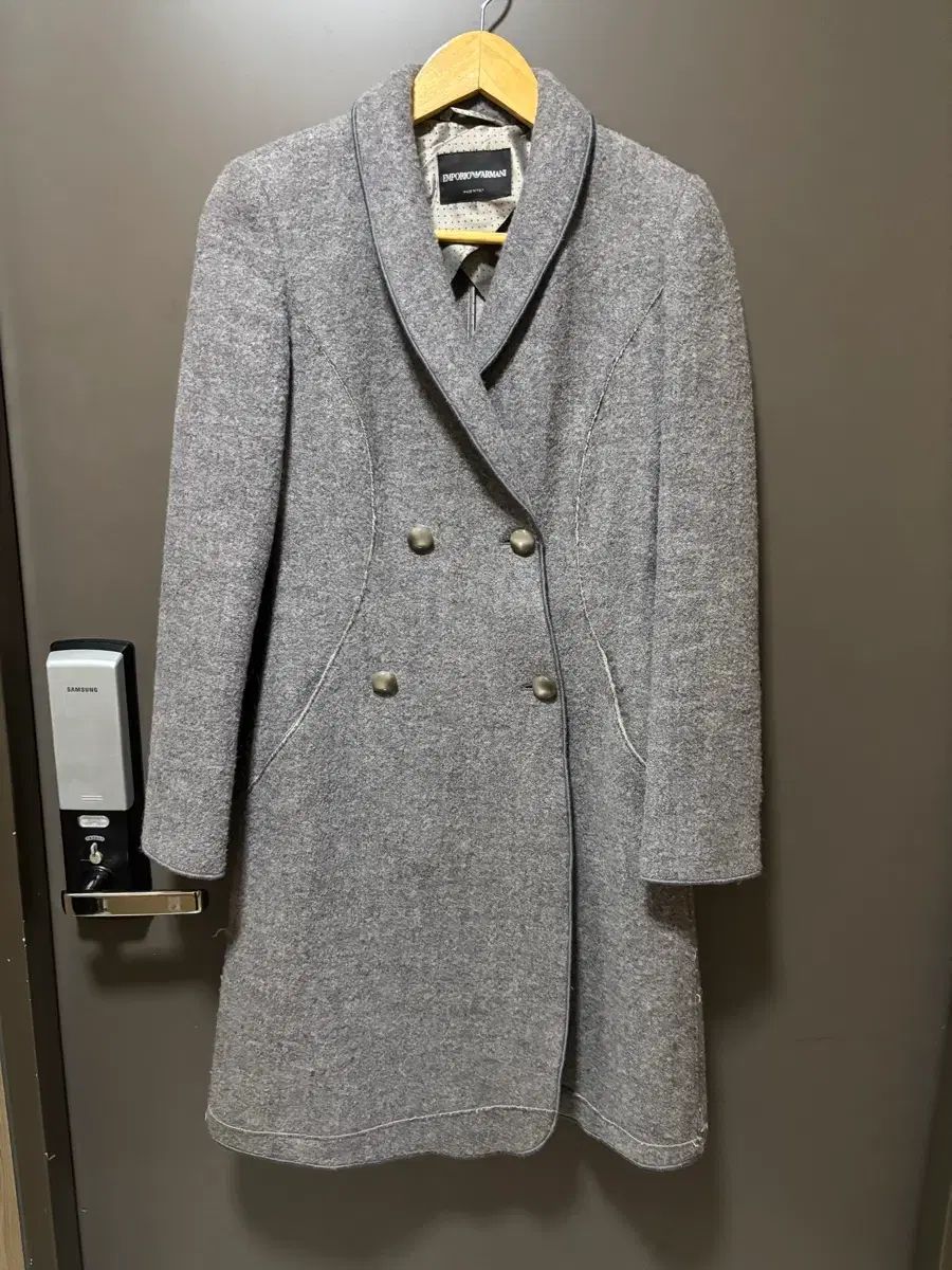 エンポリオアルマーニ ウール ダブルコート - メルカリ