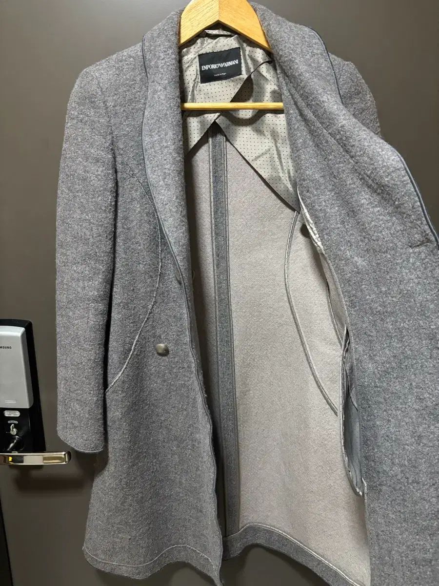 エンポリオアルマーニ ウール ダブルコート - メルカリ