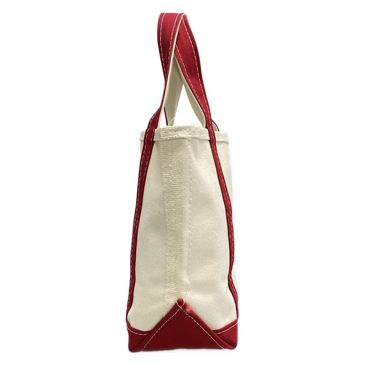 いっくんL.L.Bean トートバッグ アイボリー/レッド L.L.Bean(エルエルビーン) トートバッグ美品 - アイボリー×レッド