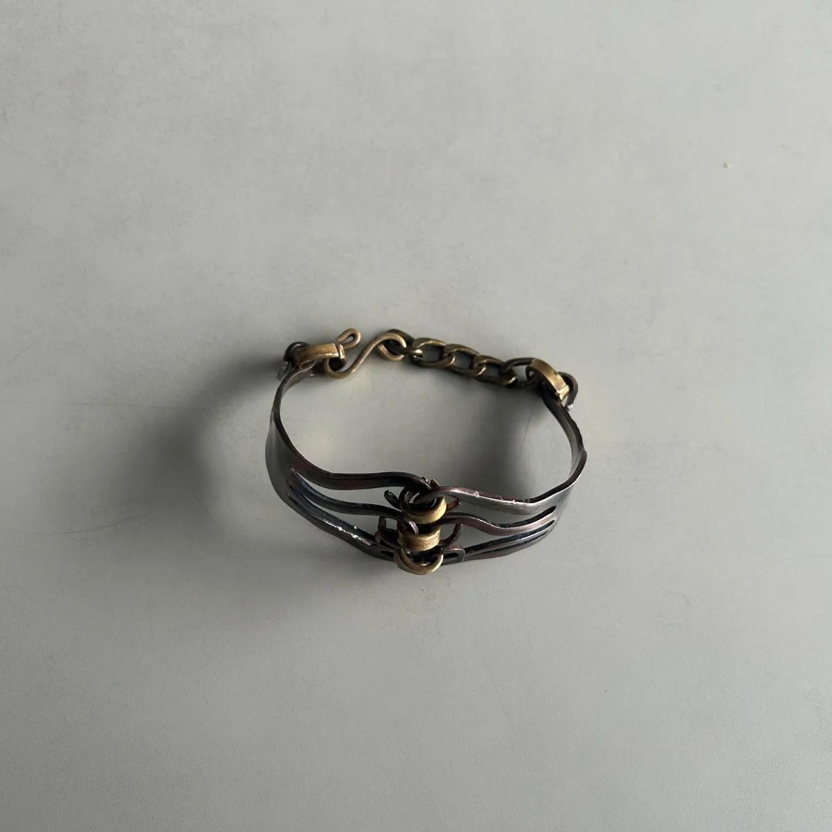 フォークバングル フォークブレスレット エイジング加工 vintage 加工