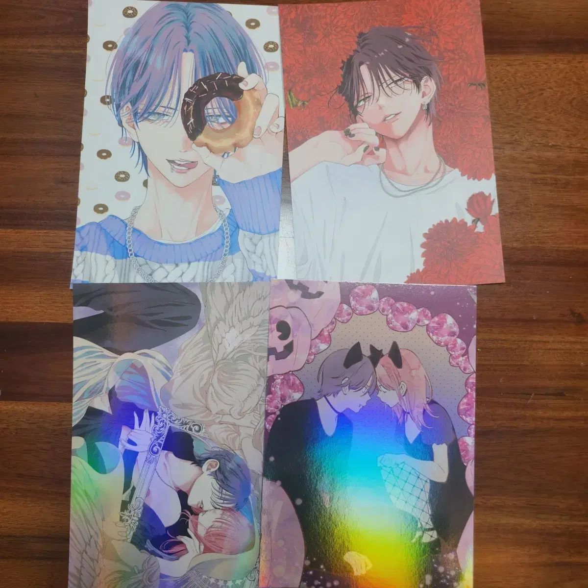 春の嵐 ミツバチゆき 春の嵐とモンスター イラストカード ブロマイド