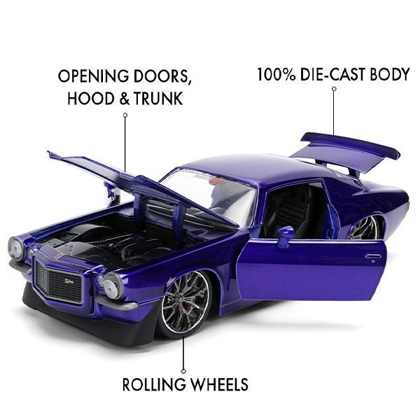 JADATOYS 1:24 BTM 1971 Chevy Camaro ミニカー - メルカリ