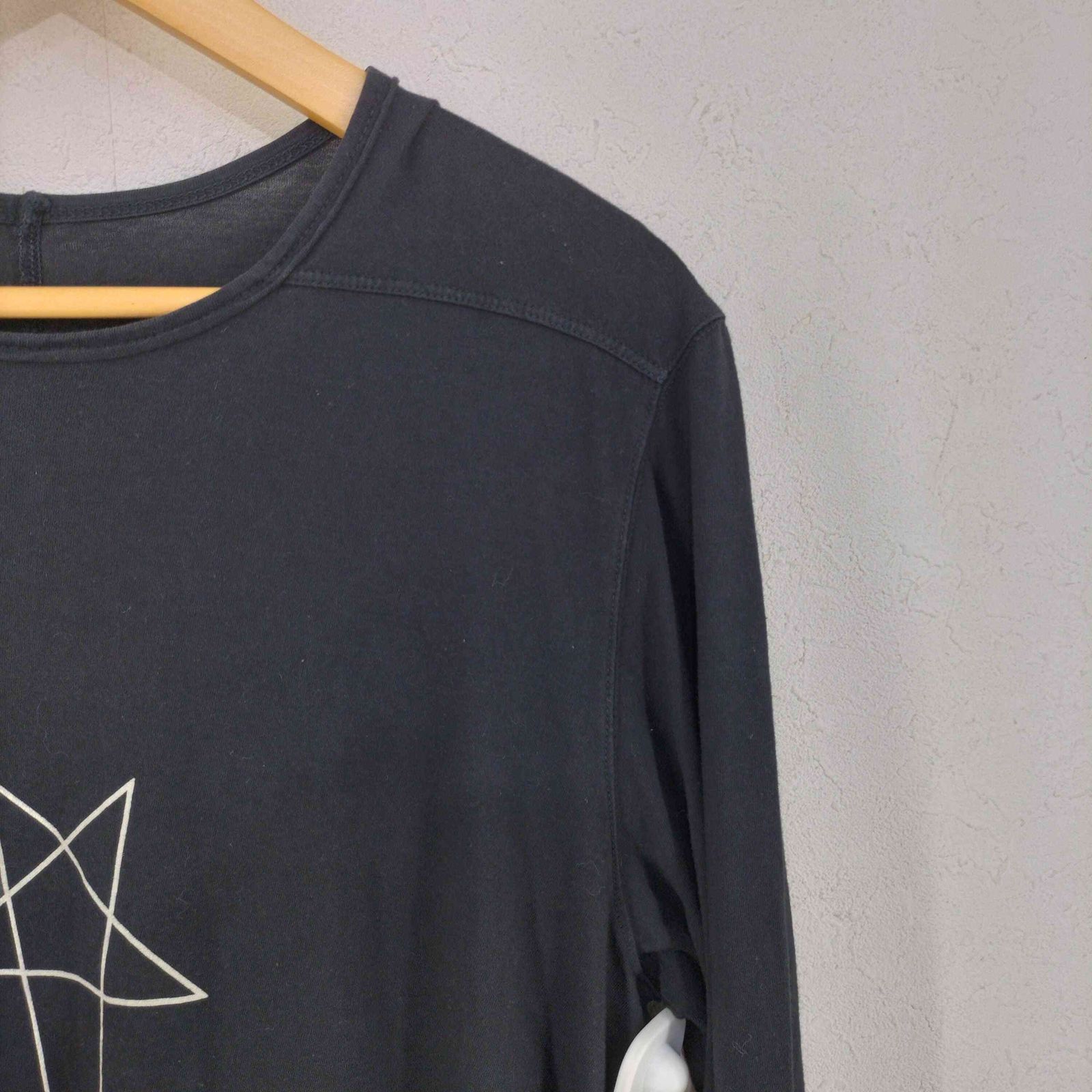 Rick Owens Pentagram ブラック 長袖カットソー ロンT 【公式通販】