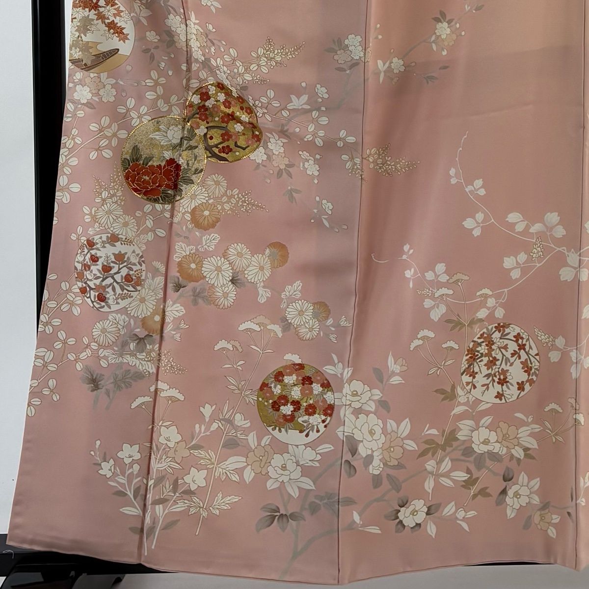 超美品　訪問着　正絹　着物　シルバー　ピンク　水色　吾妻徳穂　158裄64.5 楽天市場】吾妻徳穂（種類（着物）訪問着）の通販