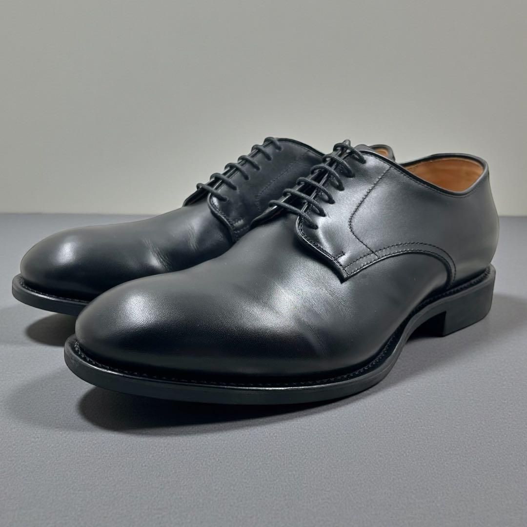 極美品】 42ND ロイヤルハイランド 革靴 43 カーフレザー ブラック
