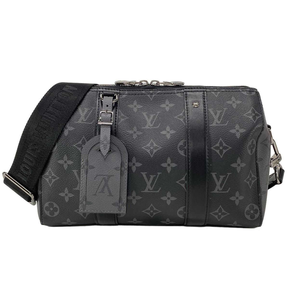 [美品]LOUIS VUITTON ヴィトンモノグラム・エクリプス　ブラック LOUIS VUITTON（ルイ・ヴィトン） 銀座店 ドップキット モノグラム
