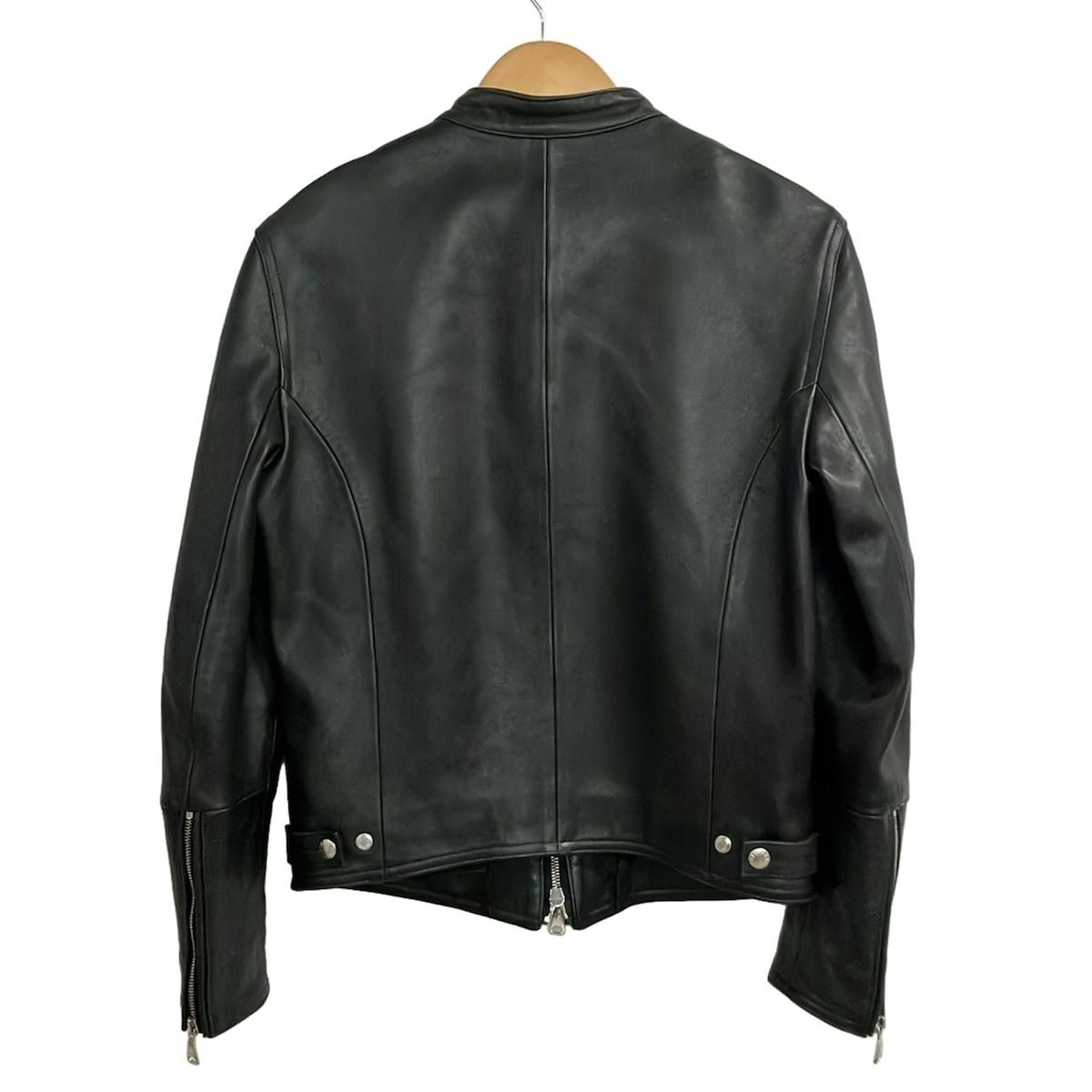 EMMETI(エンメティ) ライダースジャケット サイズ44 L メンズ美品 - 黒