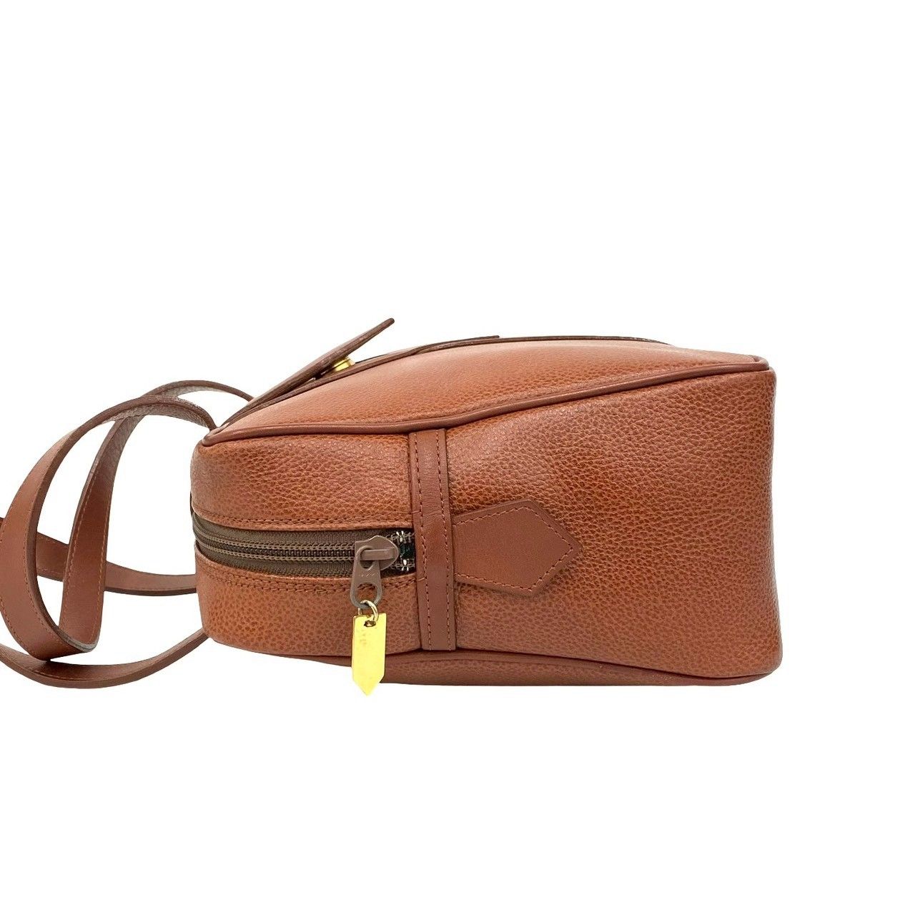 極 美品 YVES SAINT LAURENT イヴ・サンローラン YSL ロゴ 刻印 レザー