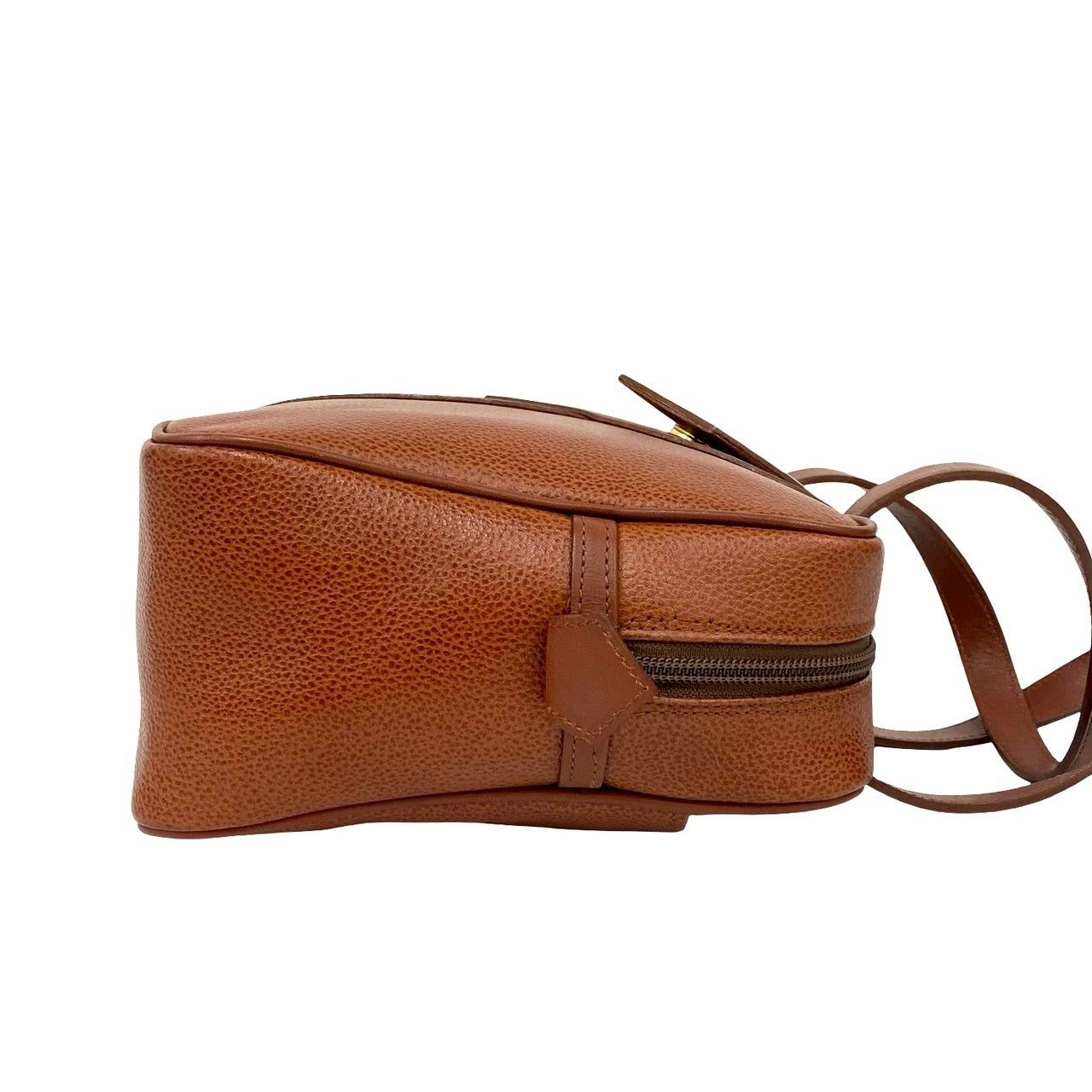 極 美品 YVES SAINT LAURENT イヴ・サンローラン YSL ロゴ 刻印 レザー