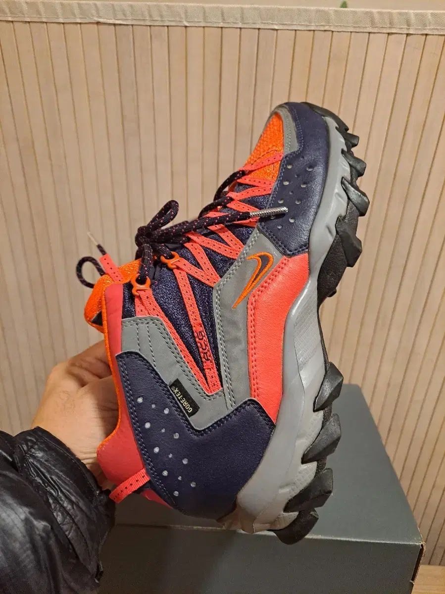  NIKE ACG GORE-TEX ゴアテックス 登山靴 レッド|ネイビー 26. 登山靴 トレッキングシューズ アウトドアシューズ
