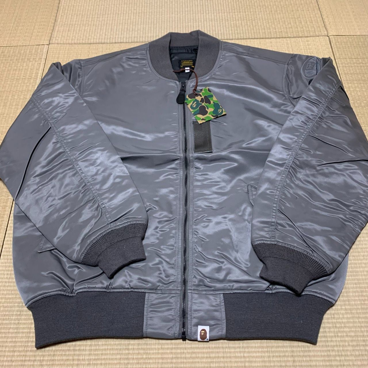 BAPE SHARK LOOSE FIT MA-1 1J20-141-001 シャーク ジャケット - メルカリ