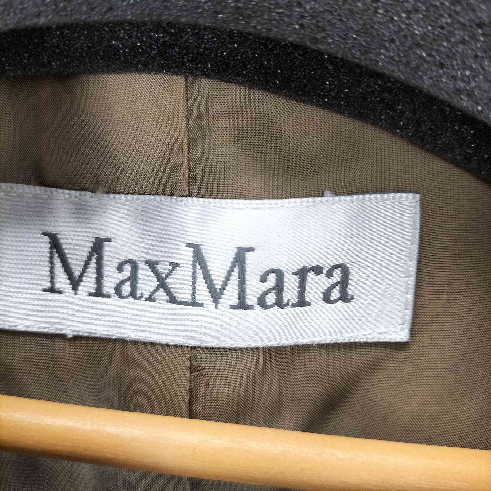 ［試着程度］マックスマーラ 白タグ　バージンウール　ジャケット　サイズ40 マックスマーラ MAX MARA イタリア製 白タグ ウール混テーラード