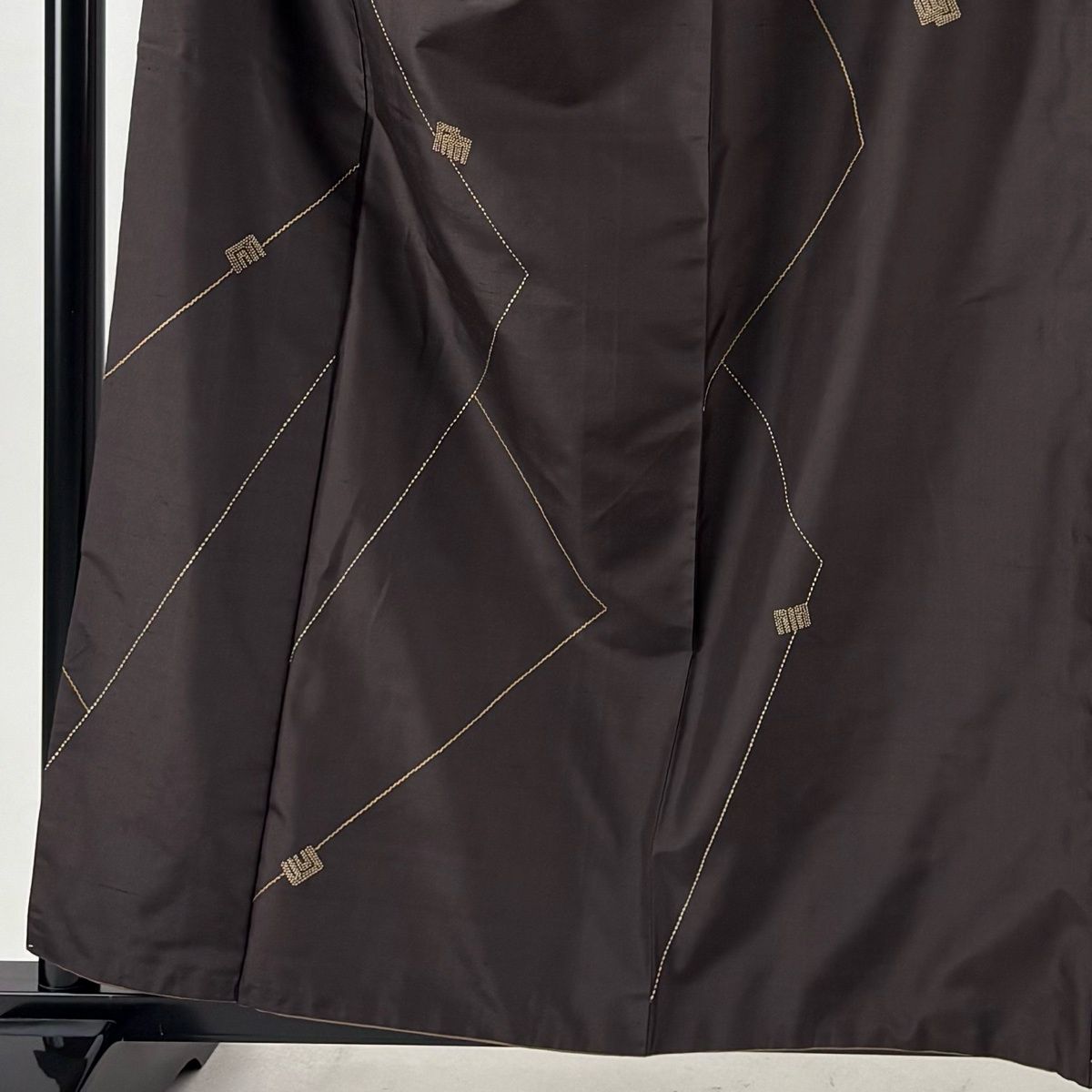 美品】 小紋 身丈159.5cm 裄丈63.5cm S 袷 紬地 名古屋帯セット 源氏香