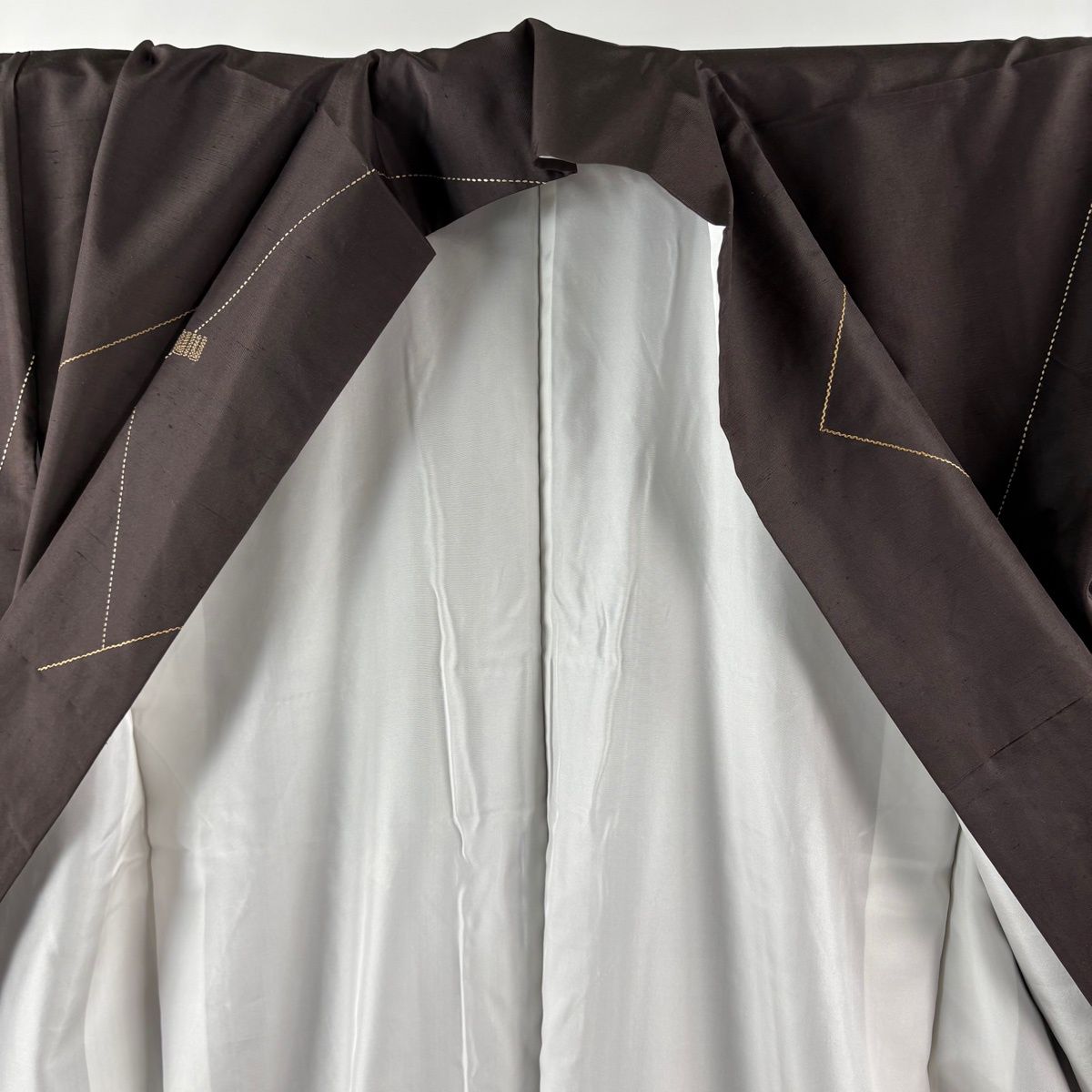 美品】 小紋 身丈159.5cm 裄丈63.5cm S 袷 紬地 名古屋帯セット 源氏香