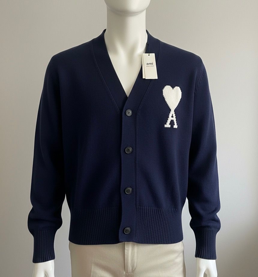 新品未使用タグ付き】AMI PARIS アミパリス カーディガン ユニセックス