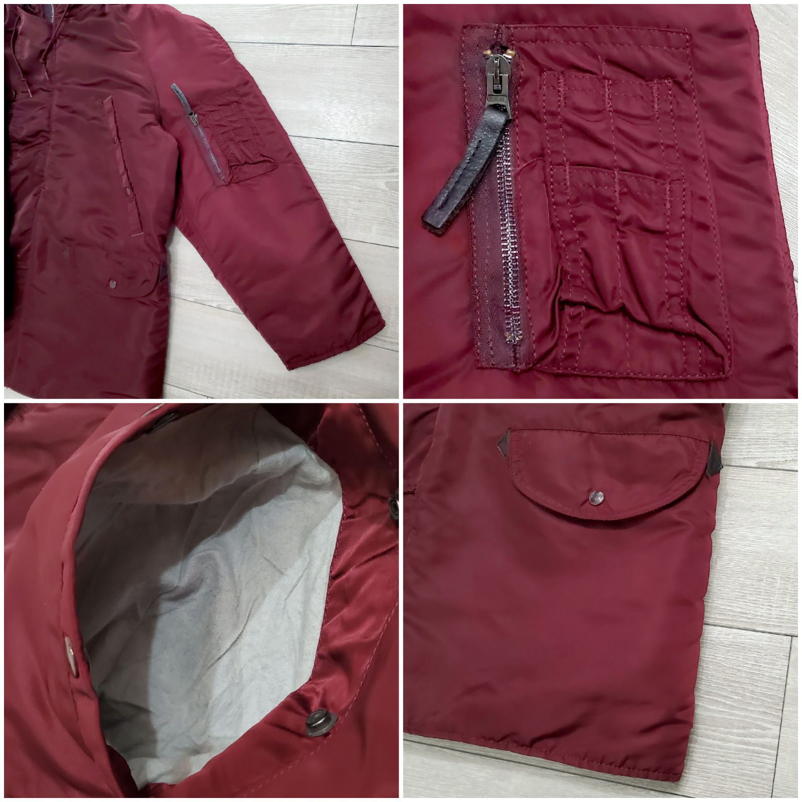 ALPHA INDUSTRIES アルファ□美品 1980s vintage USA製 N-3B フライト