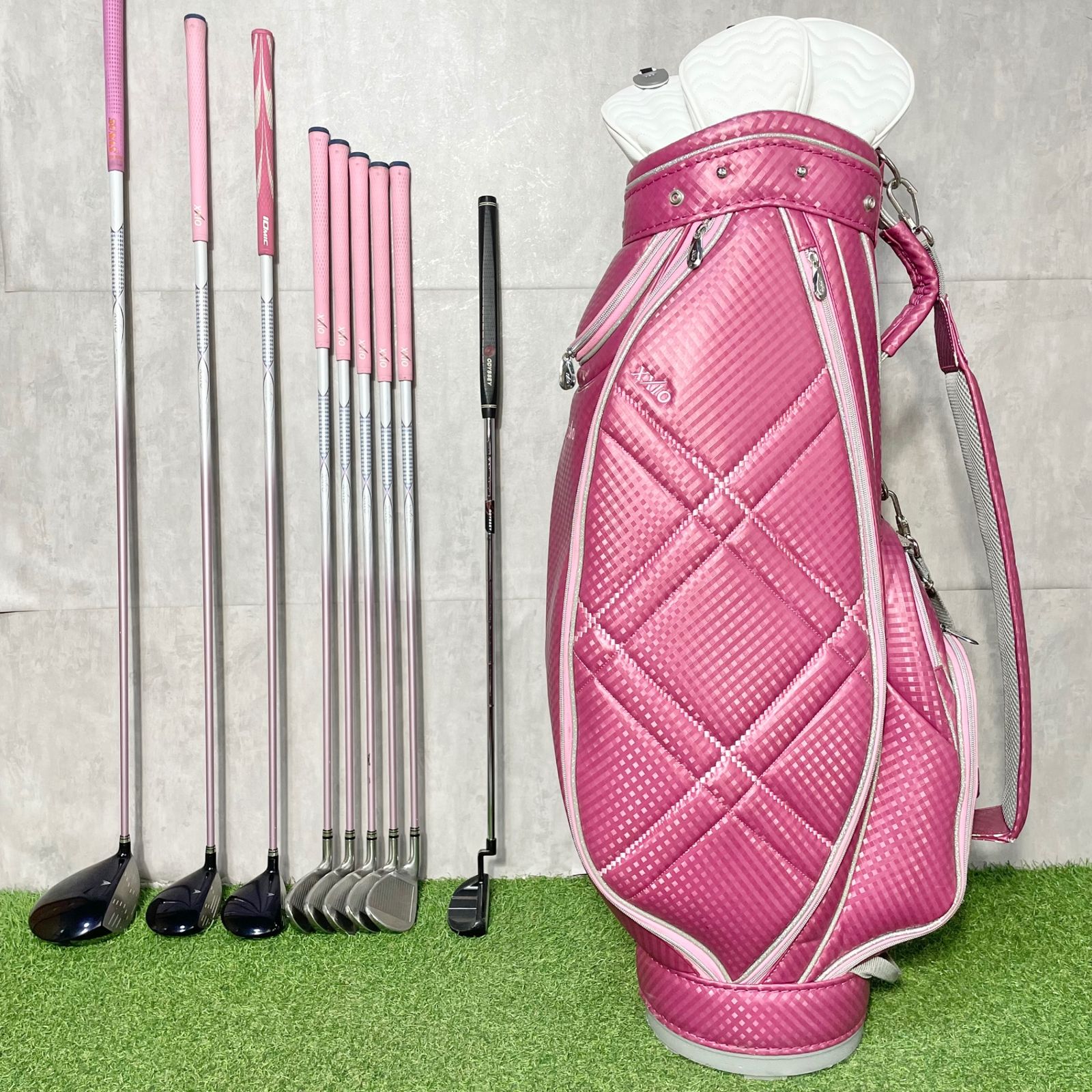 XXIO ゴルフバッグ ホワイト/ピンク ゼクシオ XXIO ゴルフバッグ