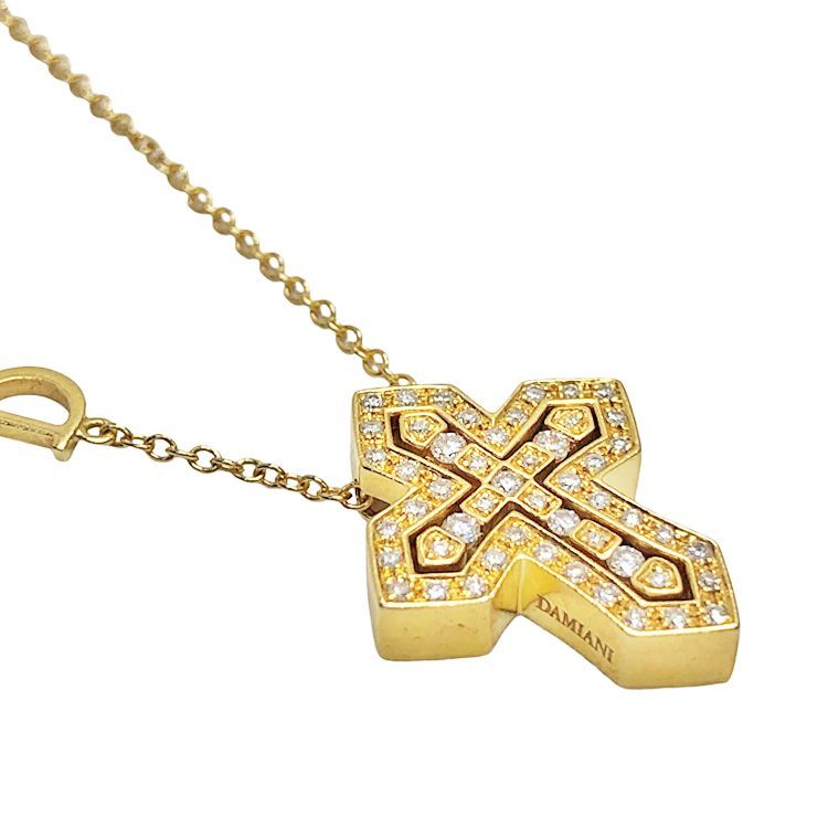DAMIANI ダミアーニ ベルエポック クラウン クロス ネックレス size=S