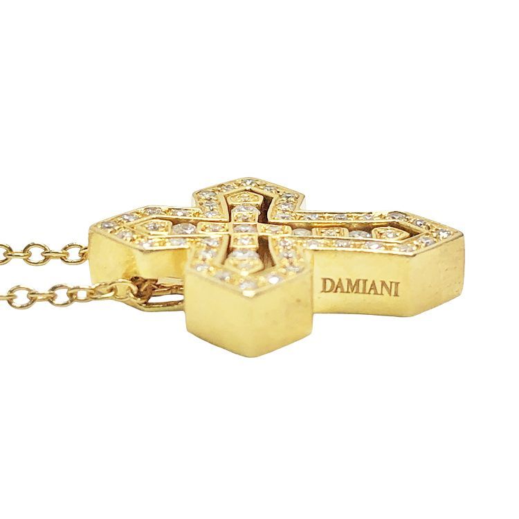 DAMIANI ダミアーニ ベルエポック クラウン クロス ネックレス size=S