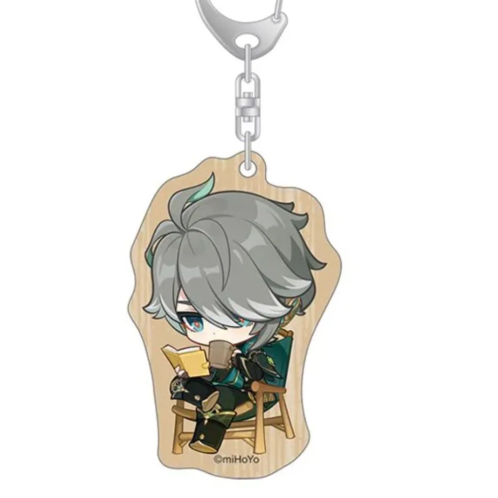 原神展～たびごころの赴くままに～ ウッドキーホルダー – アルハイゼン