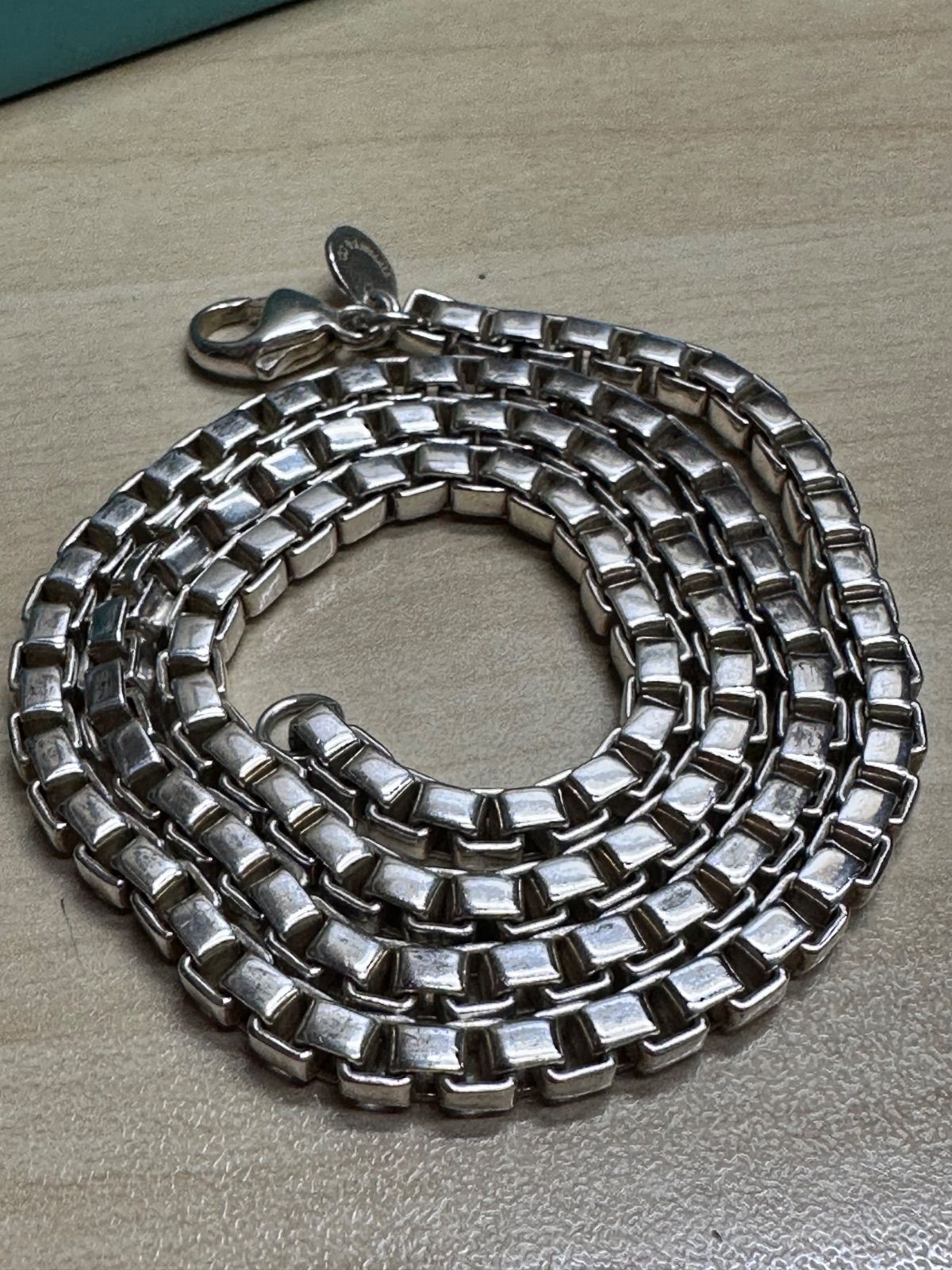 TIFFANY&Co. ティファニー ベネチアン ネックレス 925 35.2g 付属品 箱