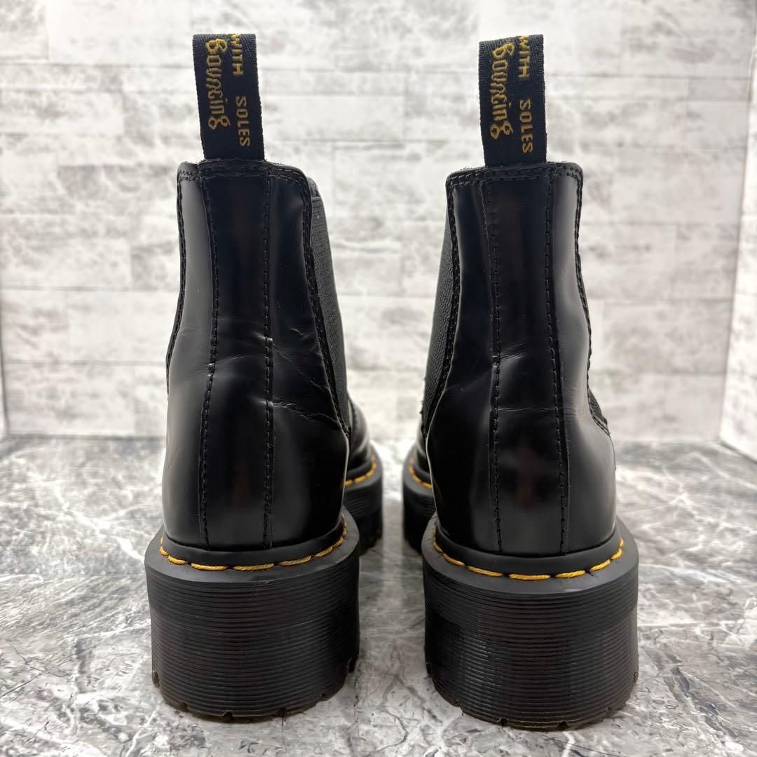 美品】 ドクターマーチン サイドゴアブーツ UK4 厚底 ブラック 23相当