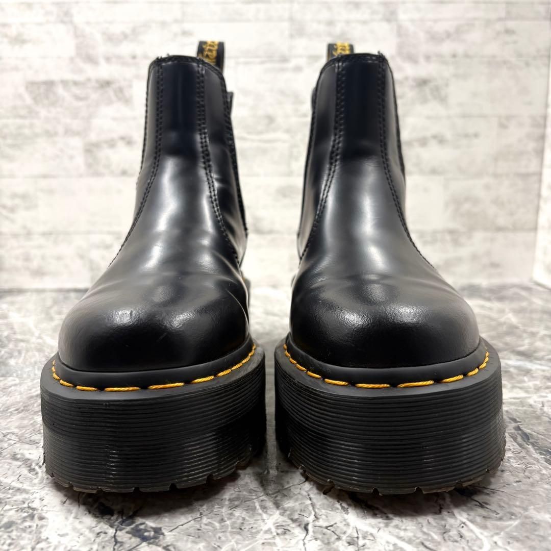 美品】 ドクターマーチン サイドゴアブーツ UK4 厚底 ブラック 23相当