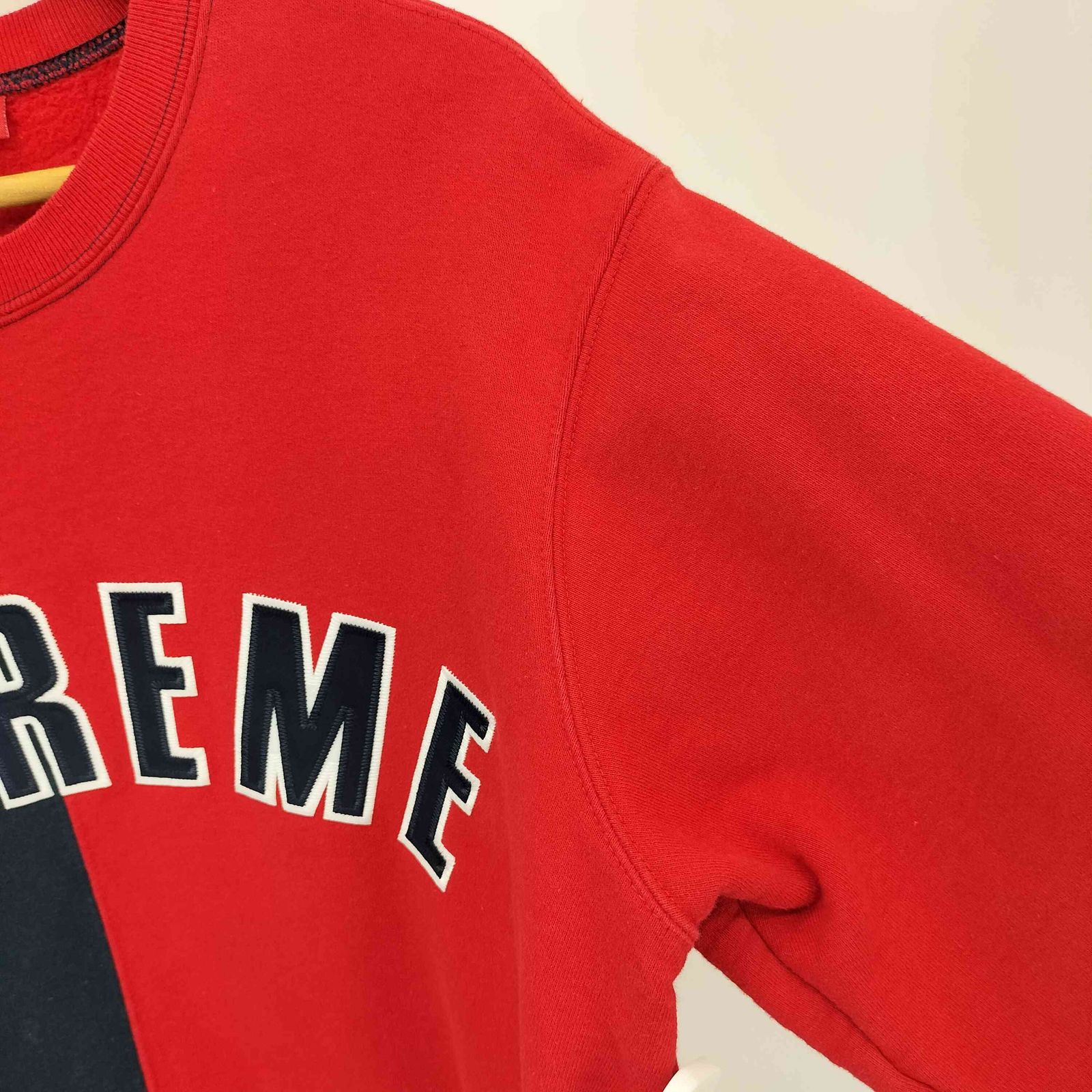シュプリーム Supreme Split Crewneck Sweatshirt ツートンカラー