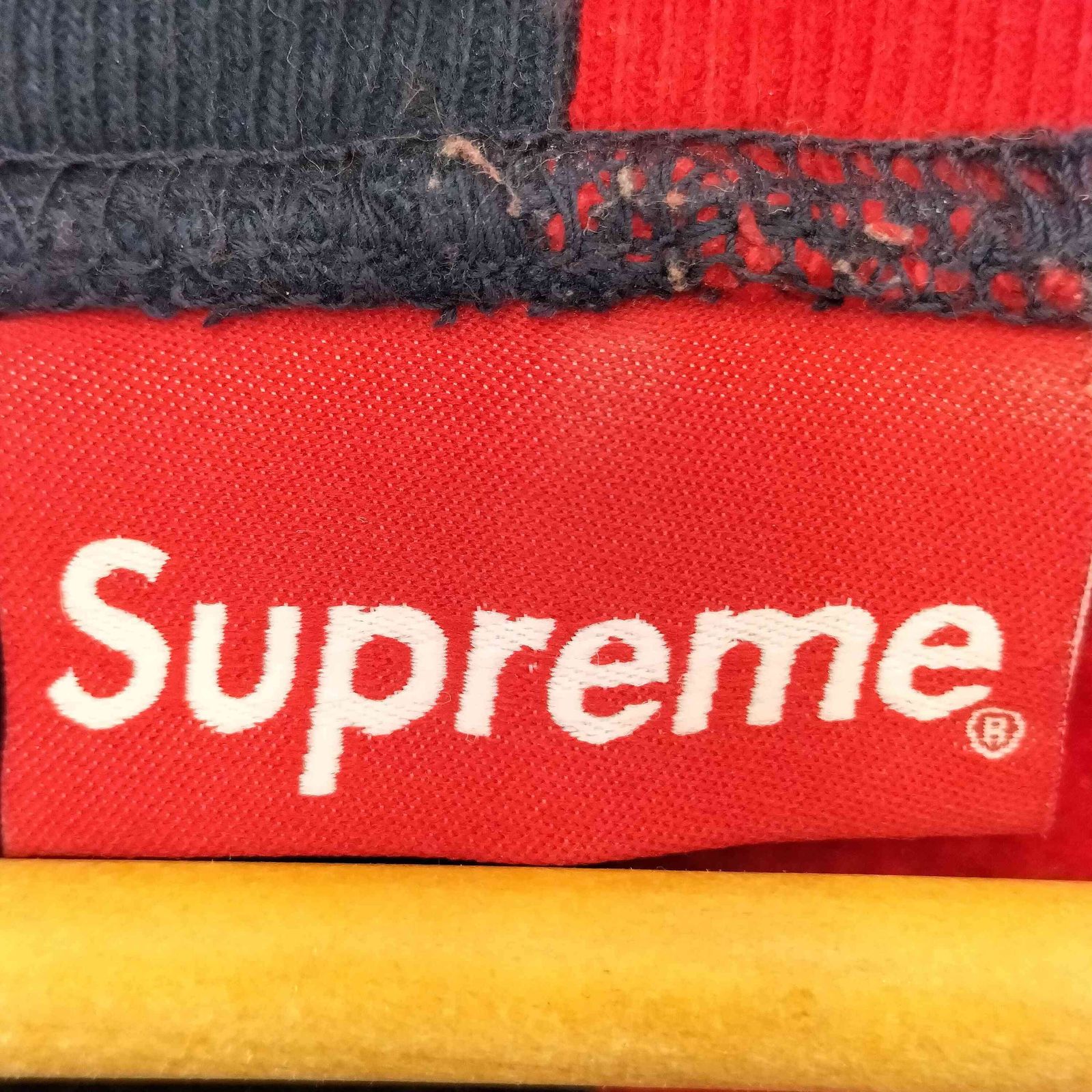 シュプリーム Supreme Split Crewneck Sweatshirt ツートンカラー